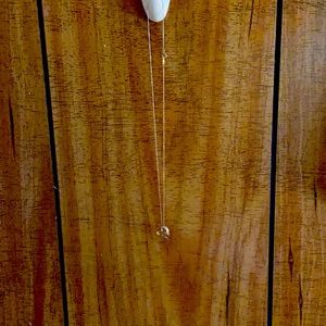 Silver heart pendant necklace